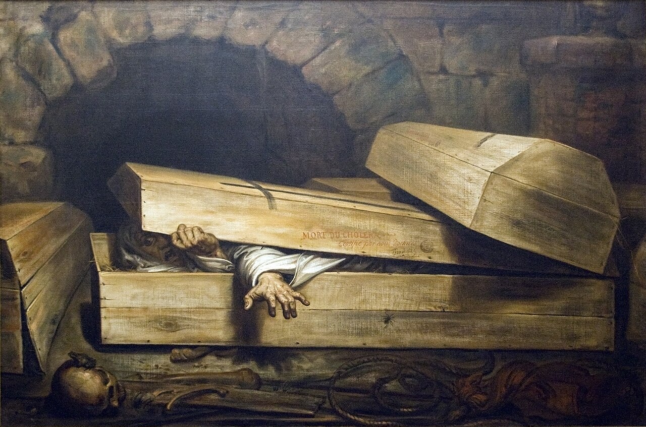 Sepoltura precipitata - Museo Antoine Wiertz